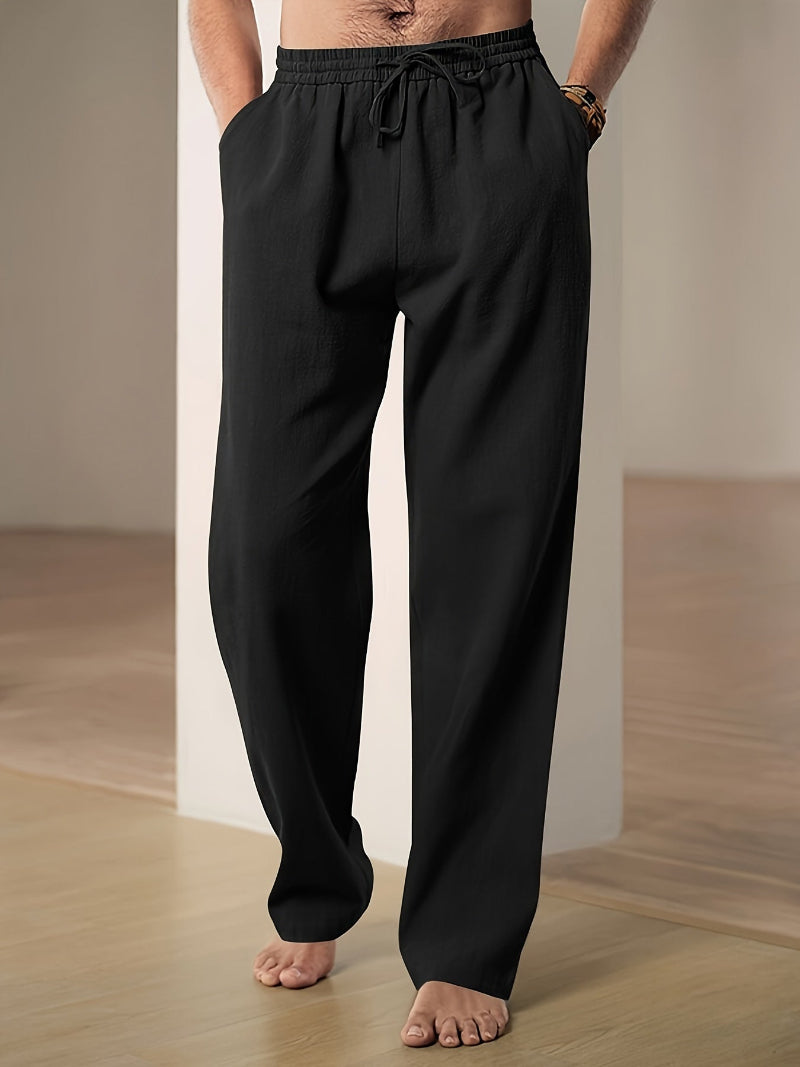 Renzo | Men’s Drawstring Trousers with Relaxed Fit