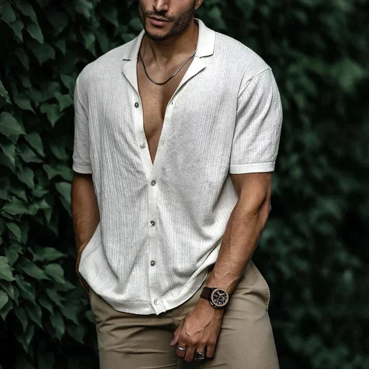 Elion | Men’s Casual Shirt with Short Sleeves