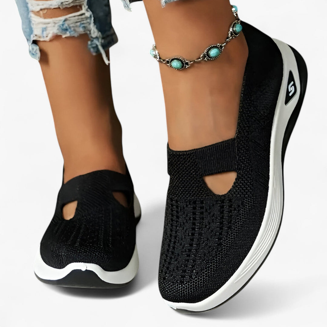 Zerina | Women’s Slip-On Trainers with perforated cut-out vibe