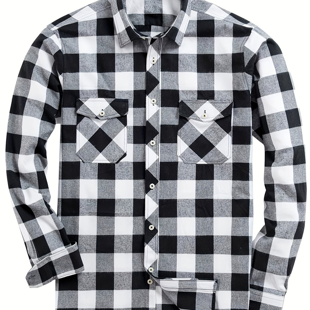 Dovian | Men’s Shirt in a Checked Casual Style