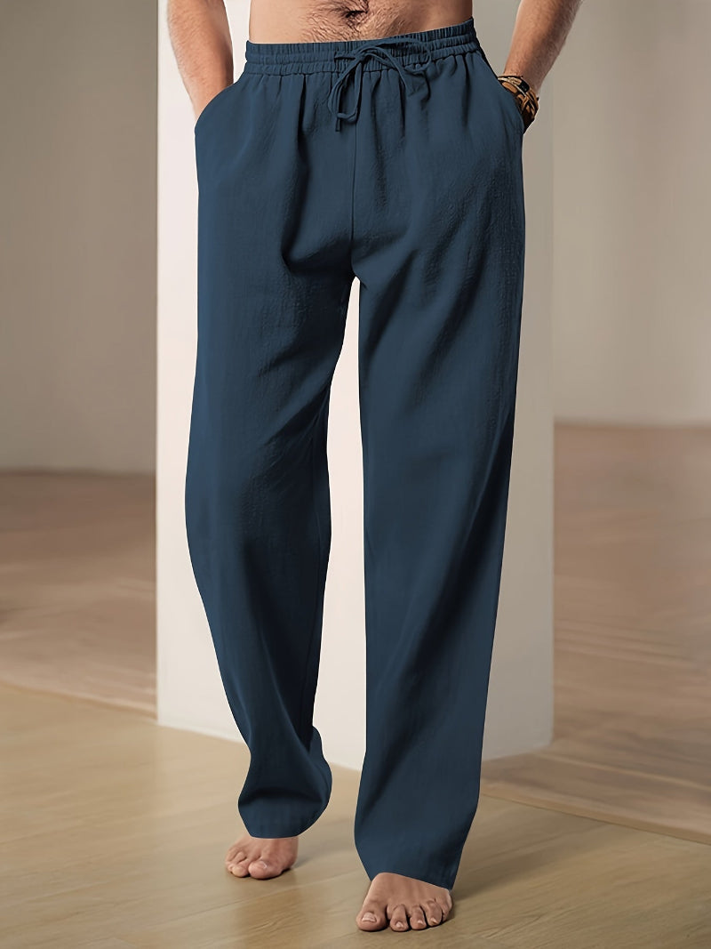 Renzo | Men’s Drawstring Trousers with Relaxed Fit