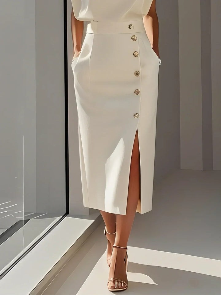 Celeste | Women’s Midi Dress in a Structured Look