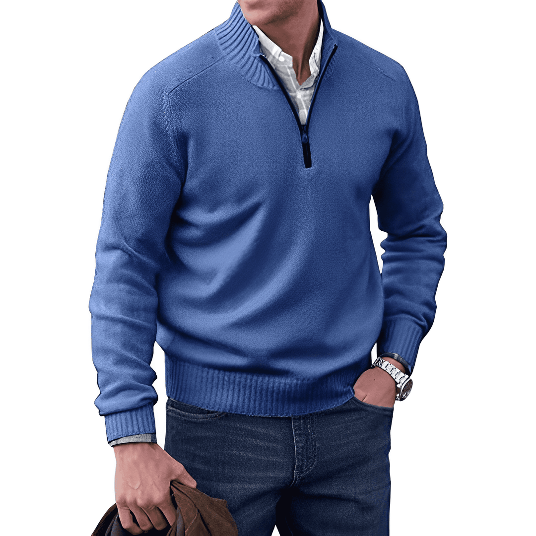 Calen | Men’s Quarter Zip Jumper designed for everyday layering