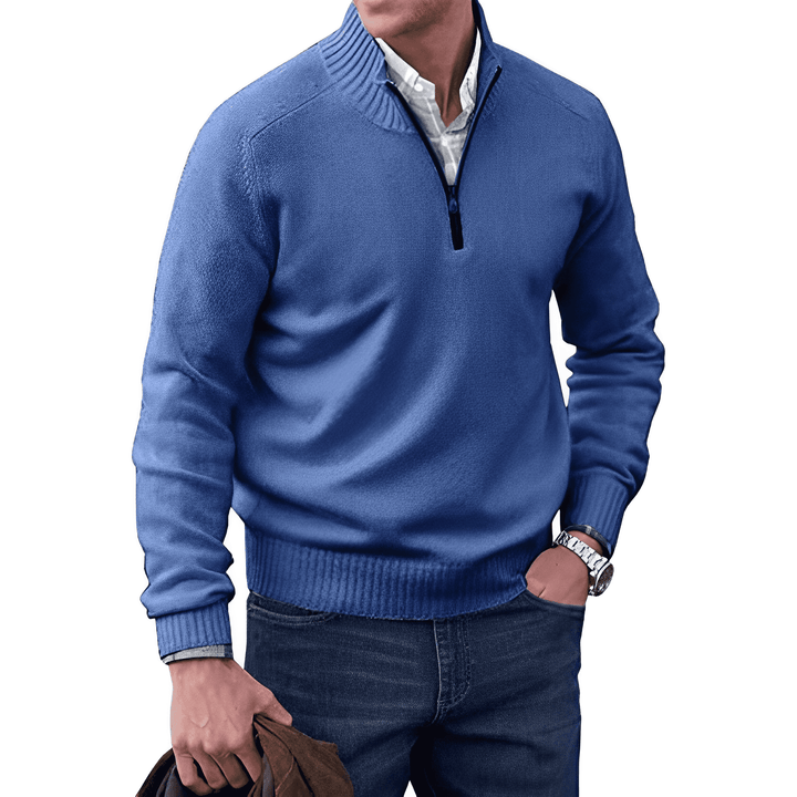Calen | Men’s Quarter Zip Jumper designed for everyday layering