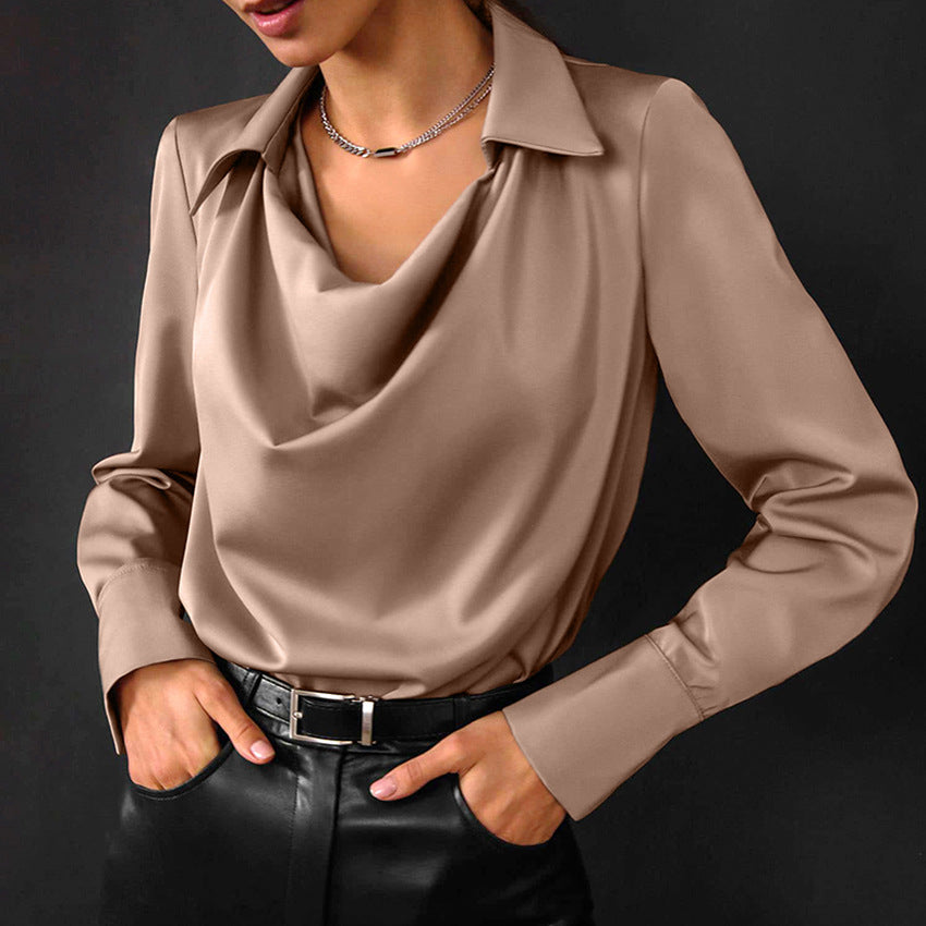 Annelise | Women’s Cowl Neck Top for Smart-Casual Wear