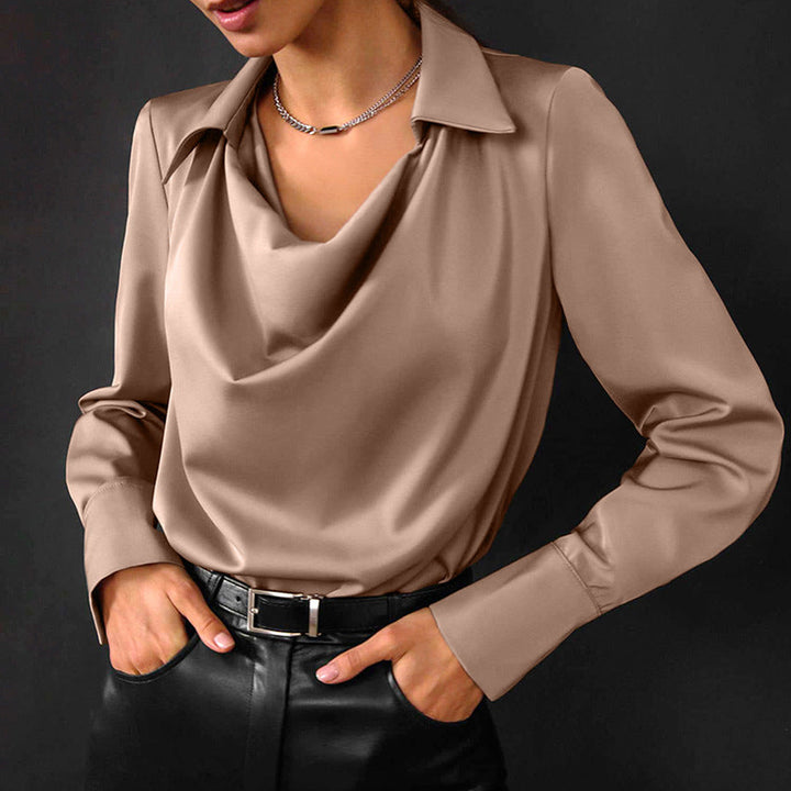 Annelise | Women’s Cowl Neck Top for Smart-Casual Wear