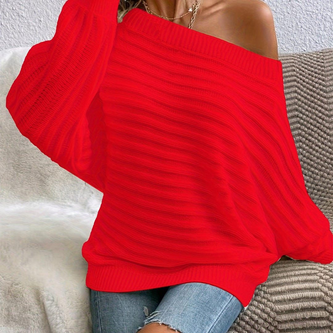 Molina | Women’s Off-Shoulder Jumper in a Relaxed form line