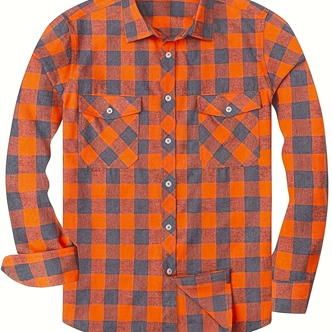 Dovian | Men’s Shirt in a Checked Casual Style