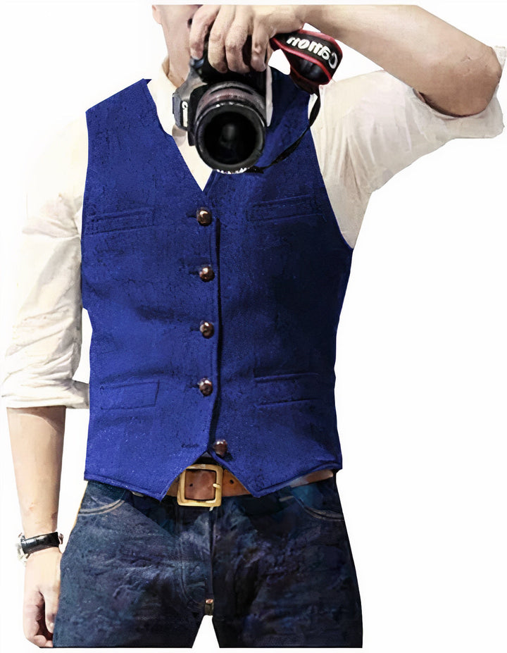 Ravionyx | Men’s Buttoned Waistcoat with tailored fit