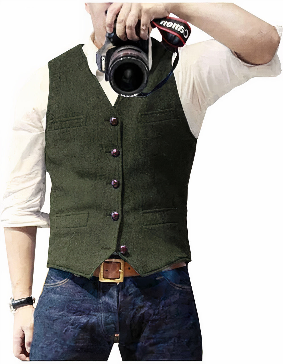Ravionyx | Men’s Buttoned Waistcoat with tailored fit