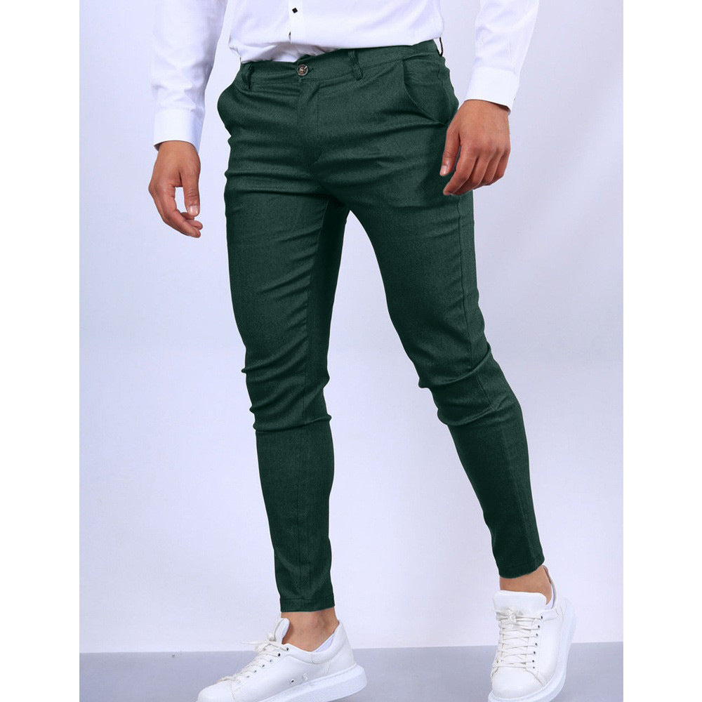 Elvaro | Men’s Business Trousers with Slim Fit and Clean Finish