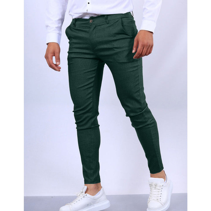 Elvaro | Men’s Business Trousers with Slim Fit and Clean Finish