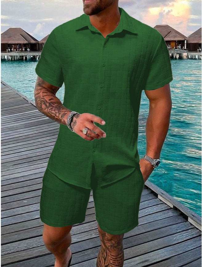 Naverio | Men’s Two-Piece Set in a easy summer expression