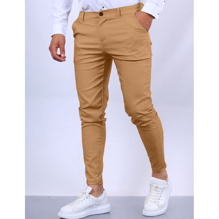 Elvaro | Men’s Business Trousers with Slim Fit and Clean Finish