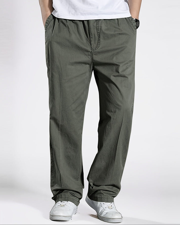 Dravion | Men’s Casual Trousers with a relaxed straight-leg build