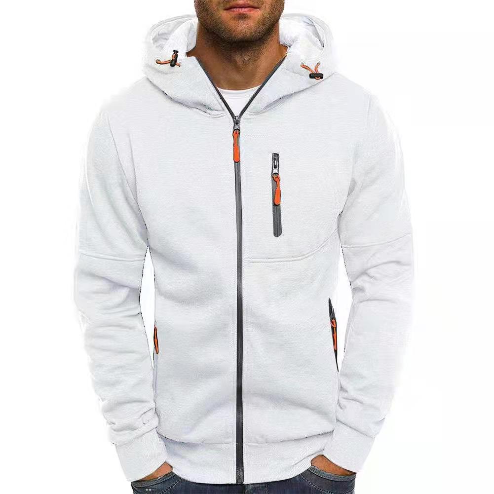 Kaviron | Men’s Zip-Up Hoodie with accented contrast features