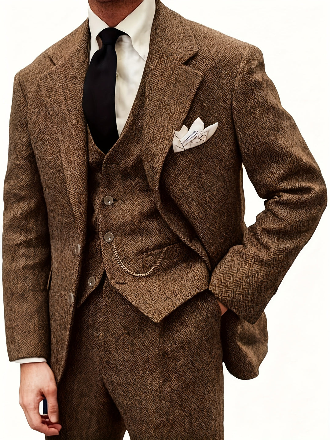 Velmorian | Men’s Three-Piece Suit in a classic tailoring