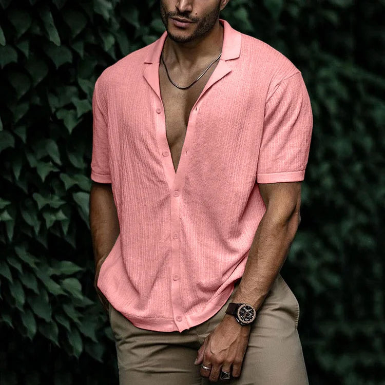 Elion | Men’s Casual Shirt with Short Sleeves
