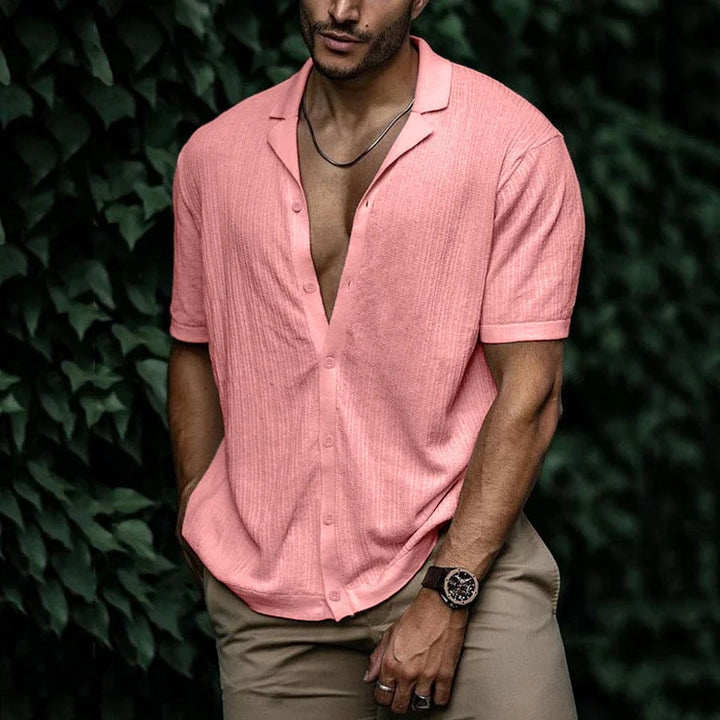 Elion | Men’s Casual Shirt with Short Sleeves