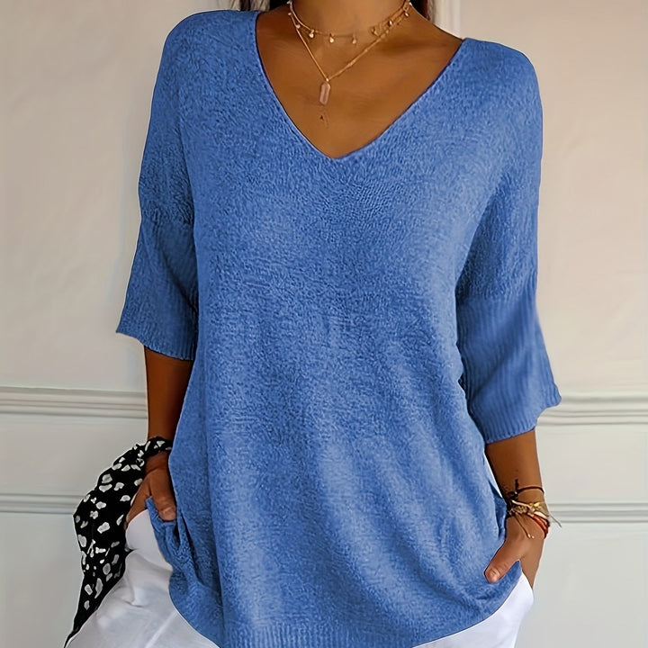 Torvella | Women’s V-Neck Top for Easy Everyday Appearance