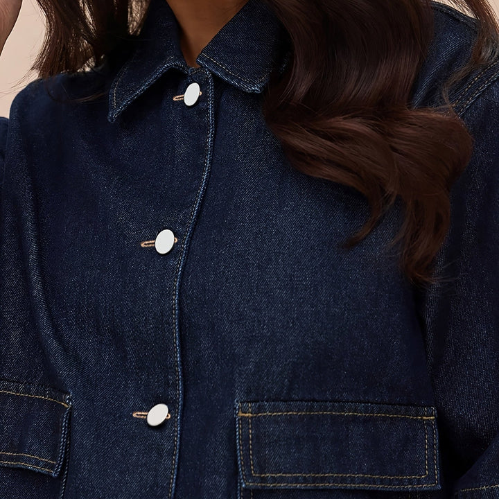 Zeraphine | Women’s Cropped Jacket designed for casual layering
