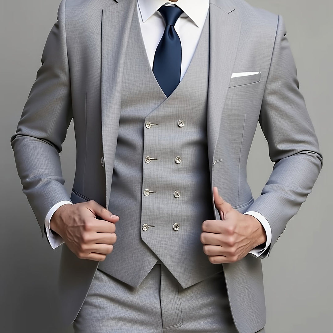 Lenvor | Men’s Three-Piece Suit designed for formal occasions
