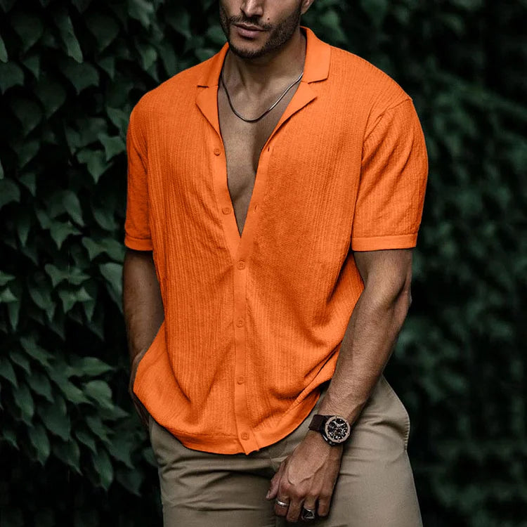 Elion | Men’s Casual Shirt with Short Sleeves