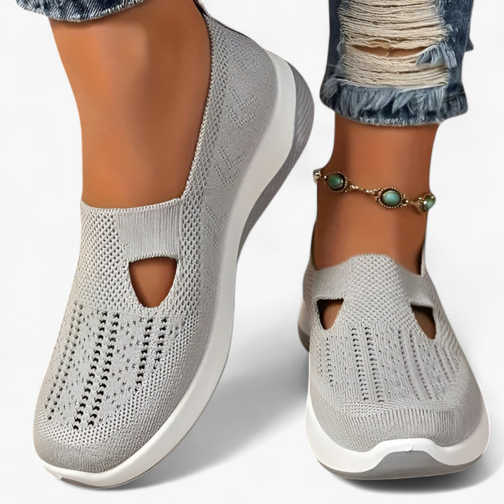 Zerina | Women’s Slip-On Trainers with perforated cut-out vibe