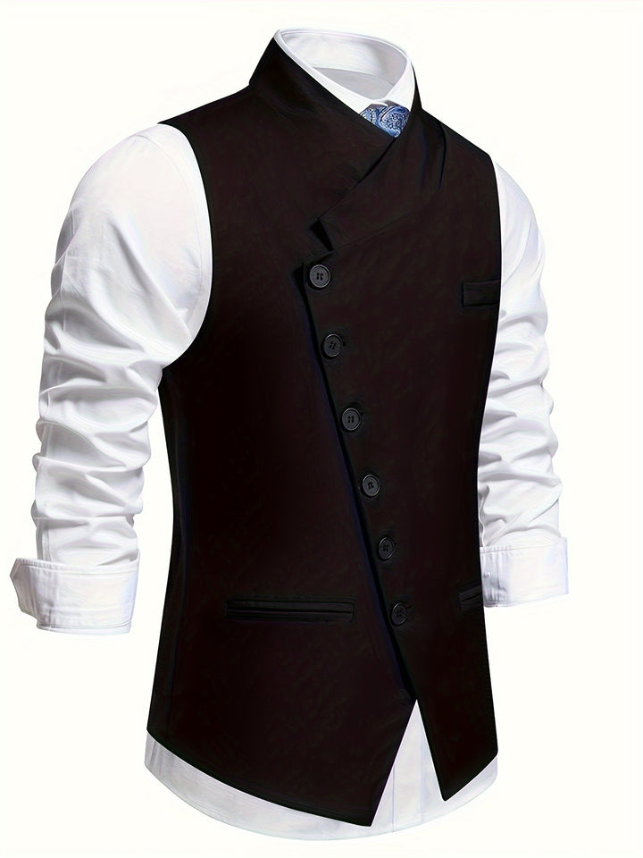 Valdren | Men’s Waistcoat with double-breasted front and tailored proportion