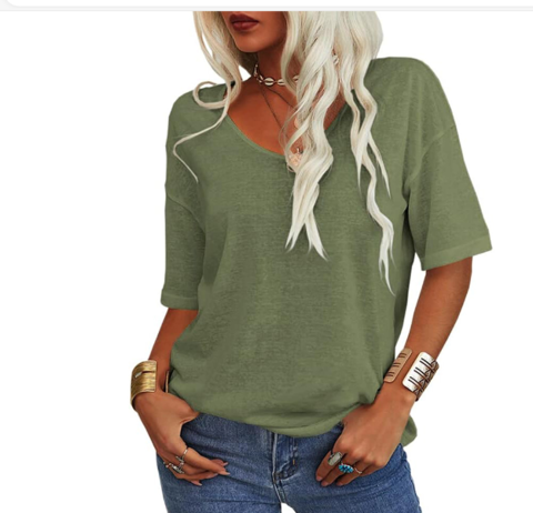 Vaelisse | Women’s Short Sleeve Top with relaxed cut and clean neckline