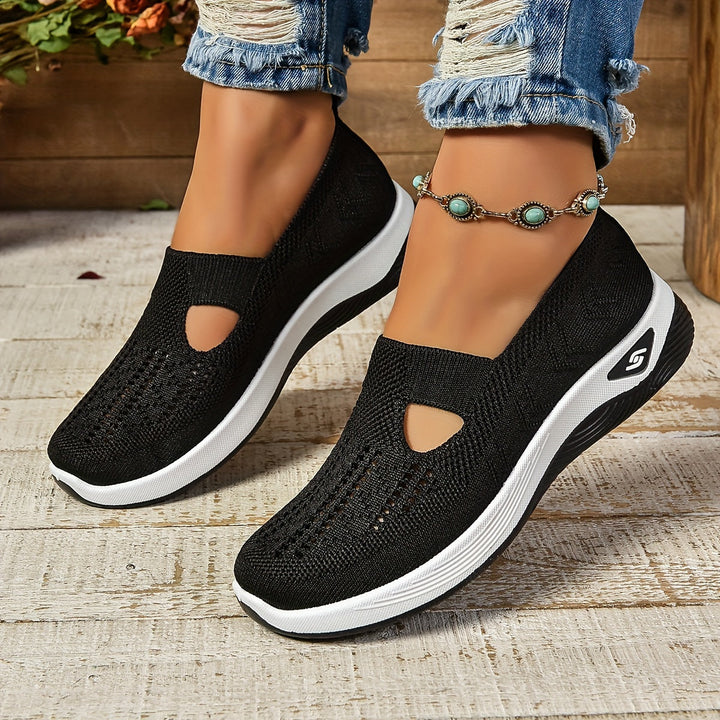 Elvora | Women’s Slip-On Trainers with breathable design and lightweight sole