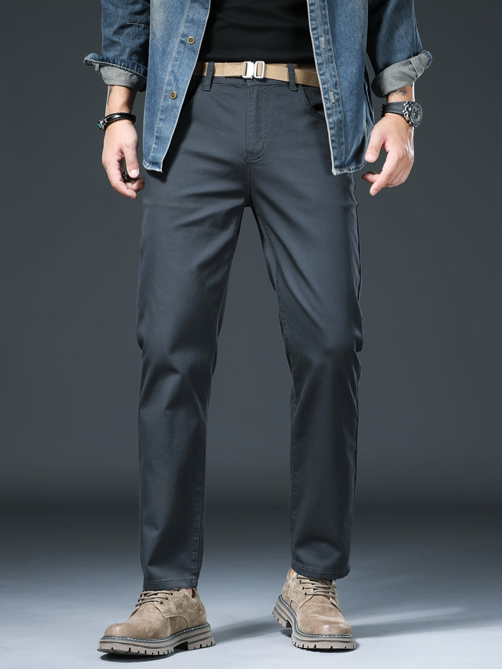 Zenvor | Men’s Straight-Leg Trousers with polished, precise tailoring