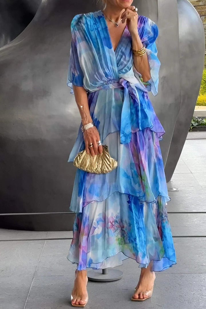 Serenelle | Women’s Tiered Maxi Dress for Occasion Styling