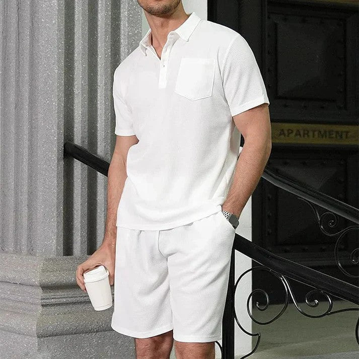 Wesley | Men’s Polo Short Set for Sophisticated Day Looks