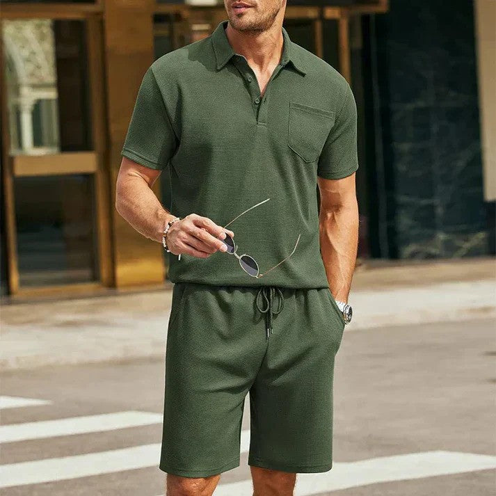 Wesley | Men’s Polo Short Set for Sophisticated Day Looks