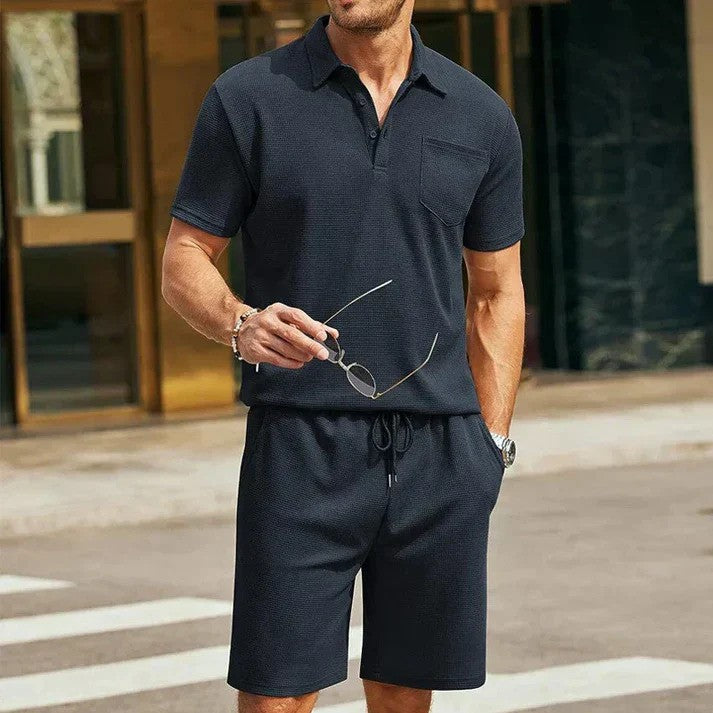 Wesley | Men’s Polo Short Set for Sophisticated Day Looks