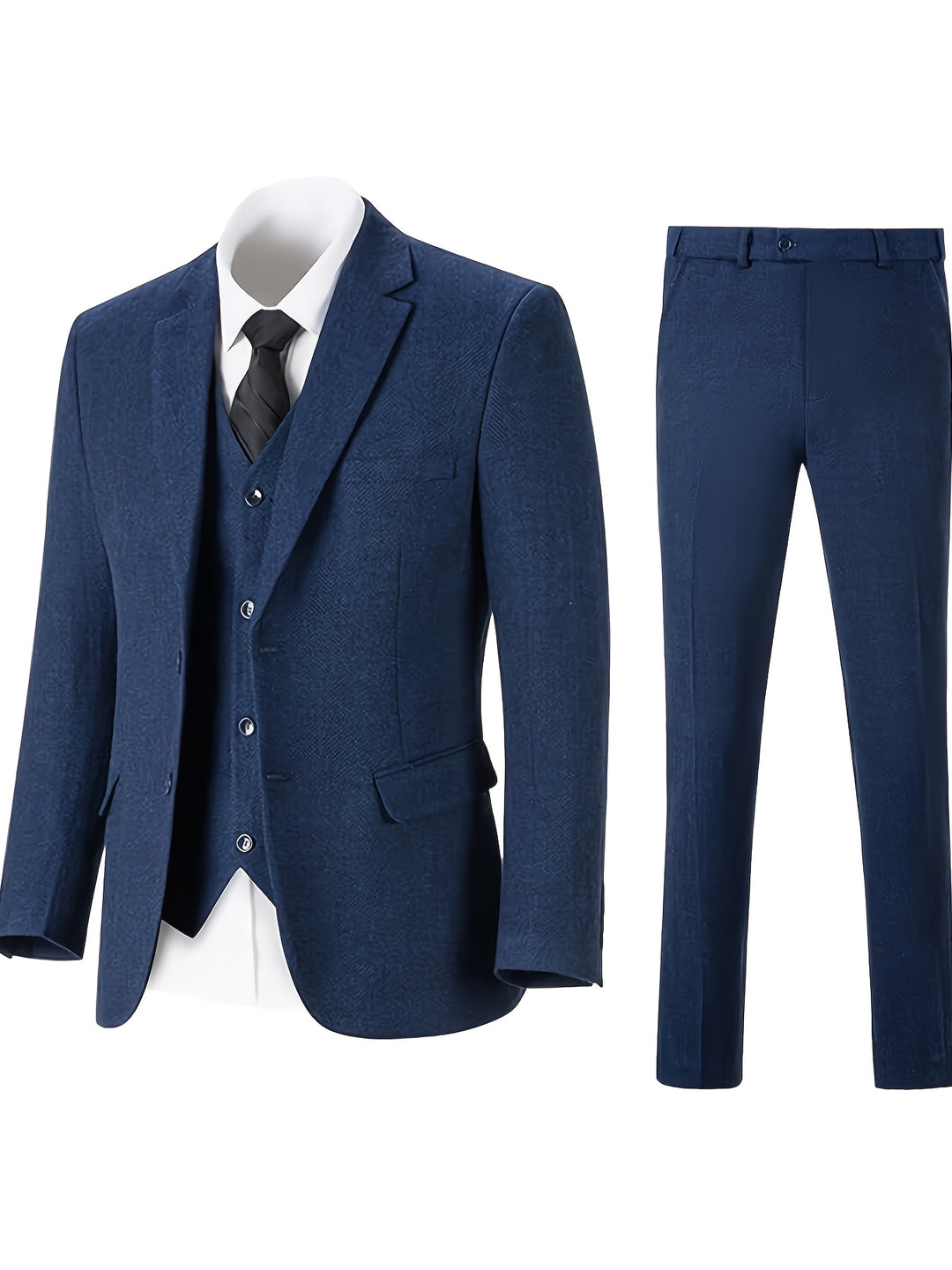 Velmorian | Men’s Three-Piece Suit in a classic tailoring