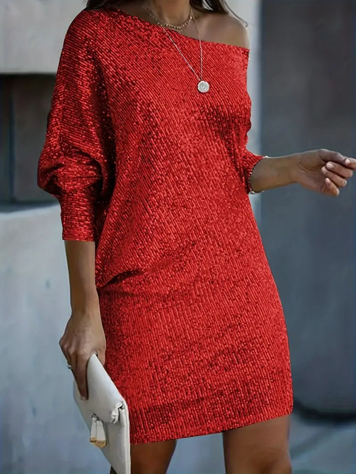 Serenique | Women’s One-Shoulder Dress created for evening elegance