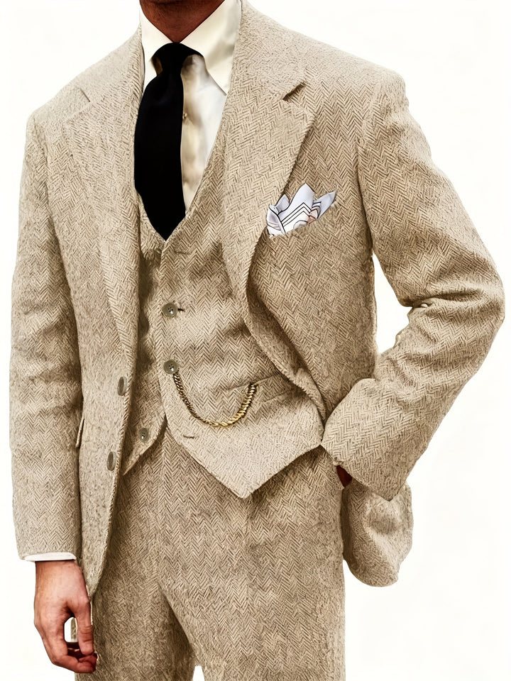 Velmorian | Men’s Three-Piece Suit in a classic tailoring