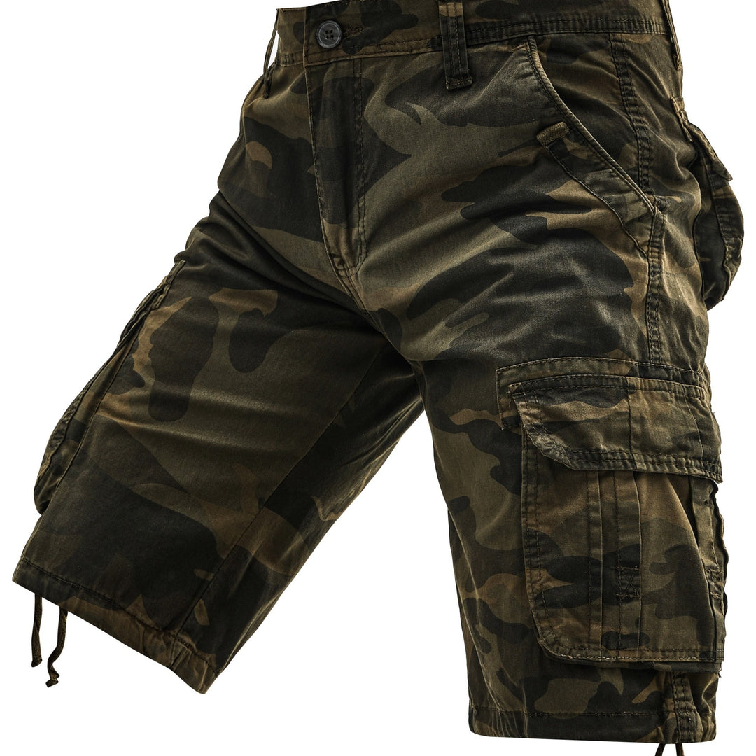 Kavron | Men’s Cargo Shorts in a bold camo visual concept
