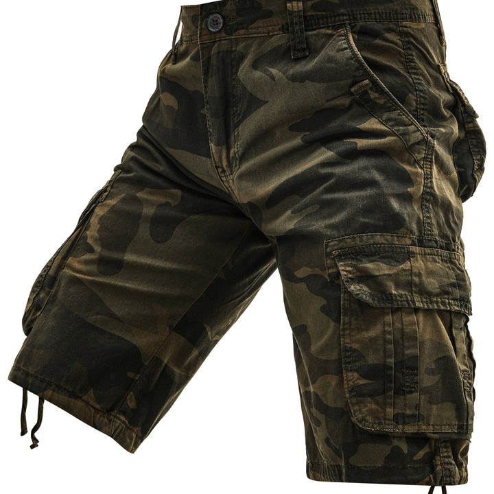Kavron | Men’s Cargo Shorts in a bold camo visual concept