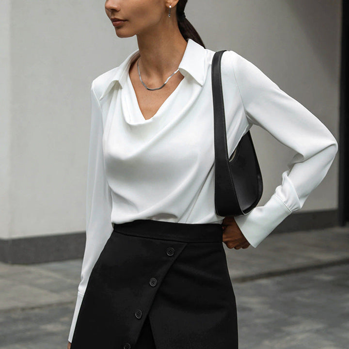 Annelise | Women’s Cowl Neck Top for Smart-Casual Wear