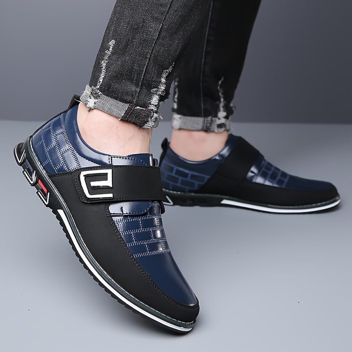Zerion | Men’s Lace-Up Shoes with quilted panel design and sharp modern outline