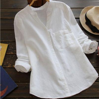 Lena | Women’s Long Sleeve Shirt with Button Front and Chest Pocket