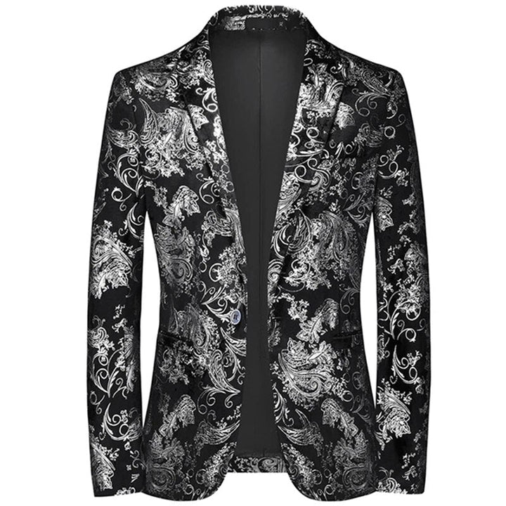 Zavirel | Men’s Statement Blazer featuring ornate print