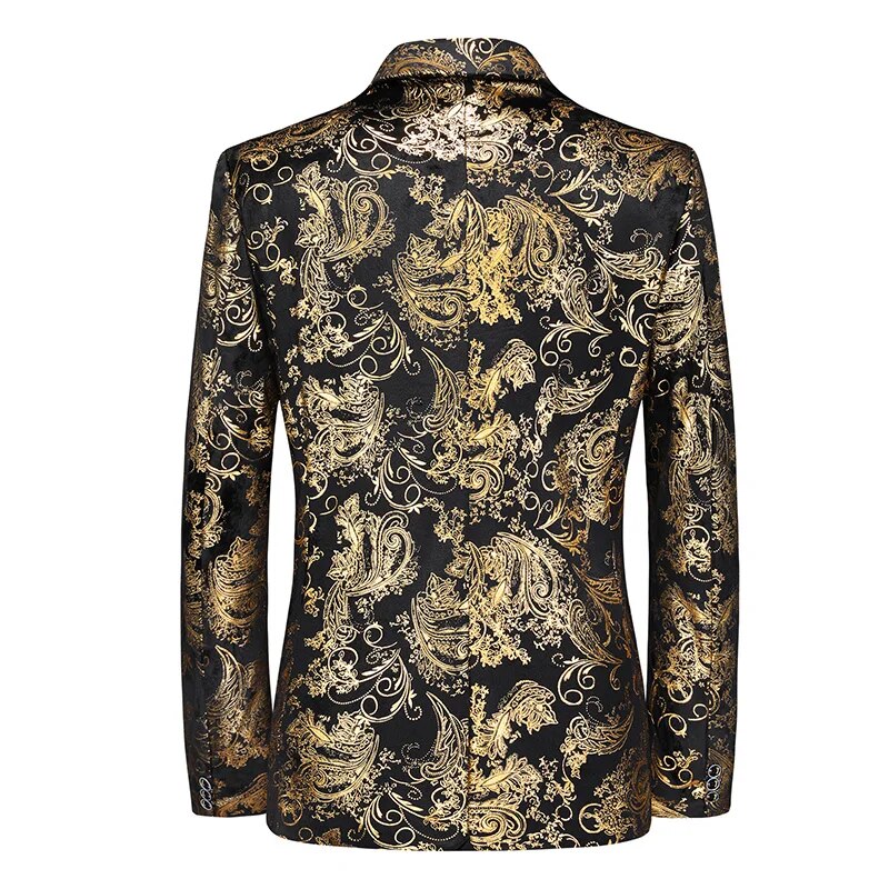 Zavirel | Men’s Statement Blazer featuring ornate print
