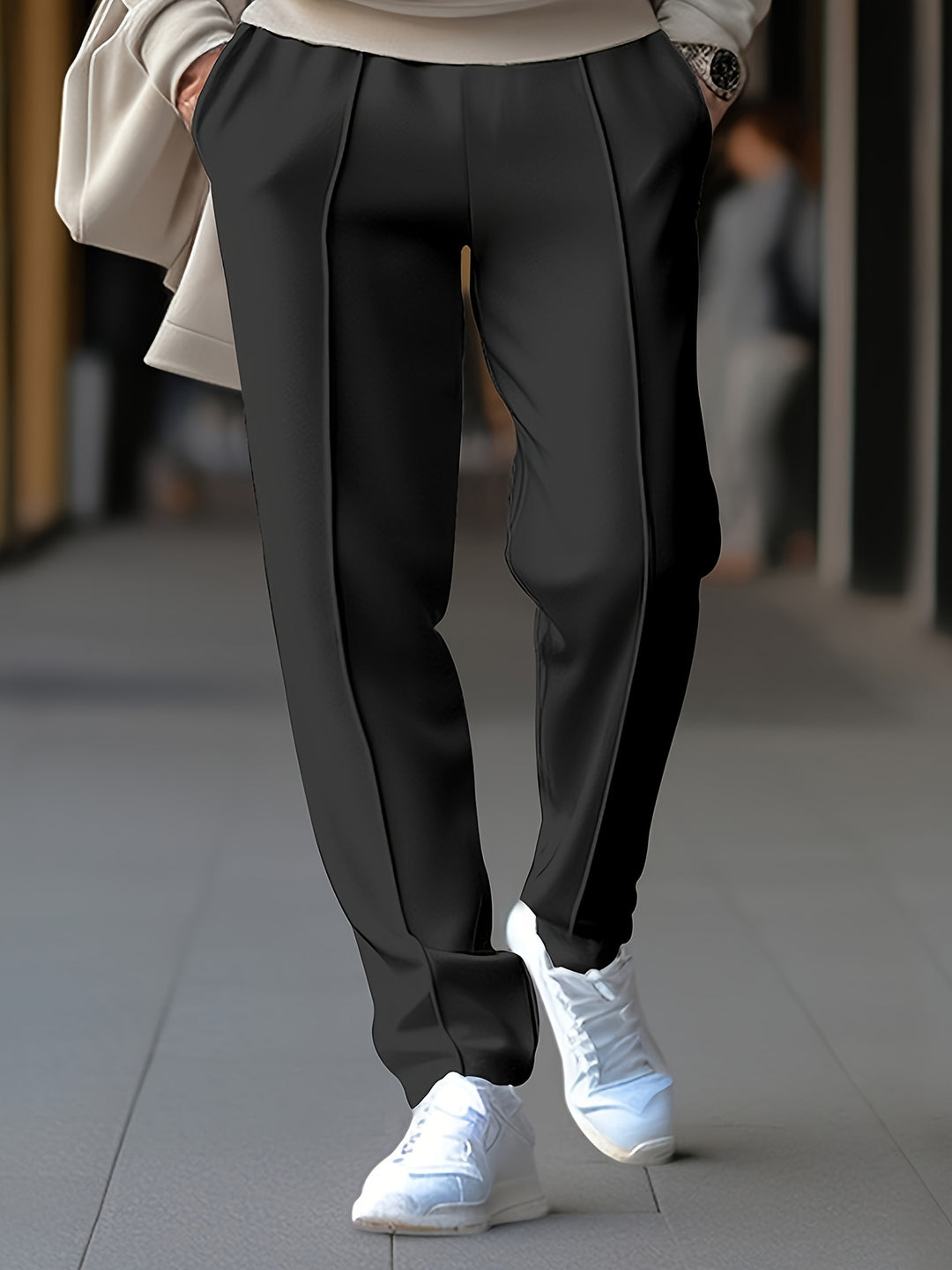 Cavero | Men’s Slim Trousers in a close-cut tailored look