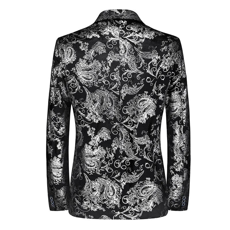 Zavirel | Men’s Statement Blazer featuring ornate print