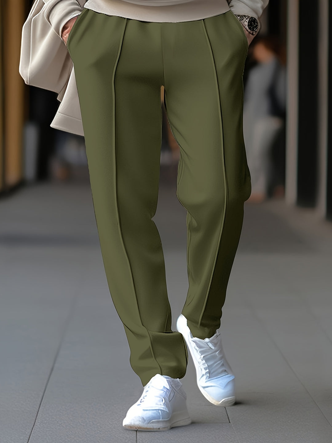 Cavero | Men’s Slim Trousers in a close-cut tailored look