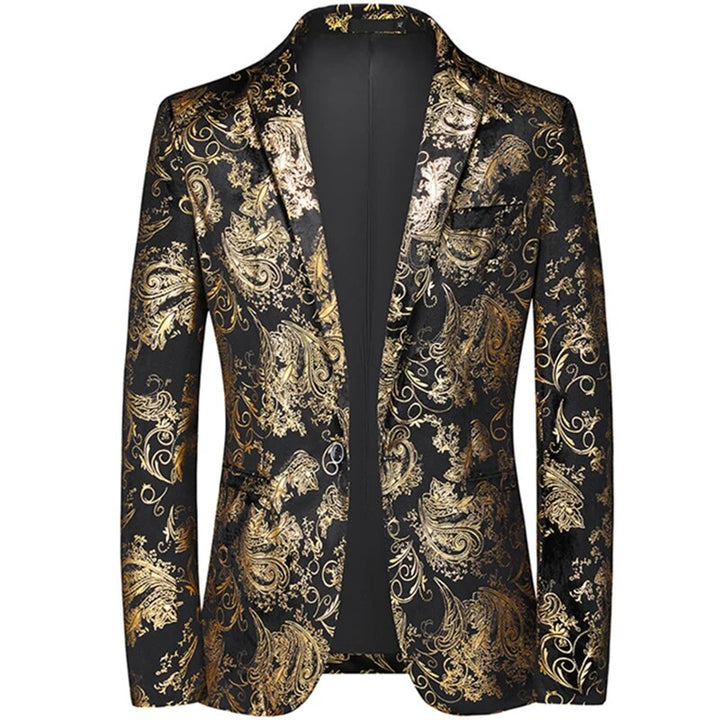 Zavirel | Men’s Statement Blazer featuring ornate print